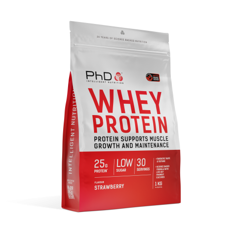 PhD Nutrition - PhD Whey - Strawberry - Container